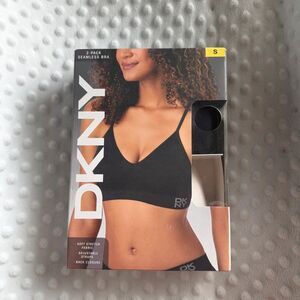 DKNY Seamless Bra Black & Beige 2-Pack